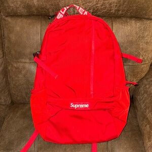Supreme Red Backpack